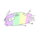 二足立ちの羊ちゃん（ゆめかわ）（個別スタンプ：39）