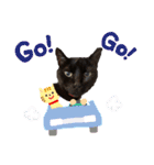 黒猫みるくが今日も元気にお手伝い（個別スタンプ：18）