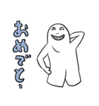 笑顔で対応スタンプ（個別スタンプ：11）