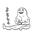 笑顔で対応スタンプ（個別スタンプ：12）