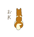 Pockyは柴犬です。(日本語)（個別スタンプ：18）