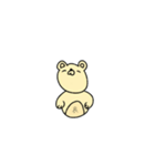 地味に何かを伝えたいクマ（個別スタンプ：15）