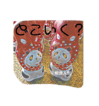 猫に蛸 スタンプ by 相良人形制作元（個別スタンプ：8）