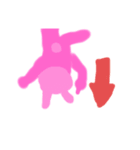 ほんわり可愛い ピンクラビット（個別スタンプ：30）