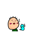 父と鳥（個別スタンプ：4）