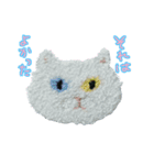 もこもこねこランドからメッセージ（個別スタンプ：14）