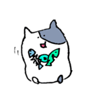 うさぎとねこ ゆるふわ（個別スタンプ：40）
