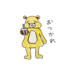 遊園地で働くくまさん（個別スタンプ：11）