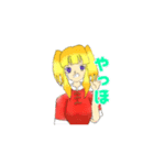 ちょいギャル夢羽の可愛い仕草（個別スタンプ：4）