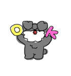 ぺろぺろ ミニチュアシュナウザー（個別スタンプ：6）