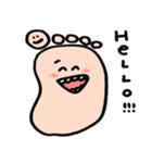 足ちゃん。（個別スタンプ：1）
