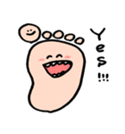 足ちゃん。（個別スタンプ：3）