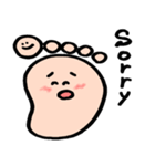 足ちゃん。（個別スタンプ：16）