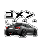 ジムカーナ スポーツクーペ黒（個別スタンプ：4）