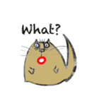 真っ赤なくちびるの猫1（個別スタンプ：10）