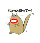 真っ赤なくちびるの猫1（個別スタンプ：31）