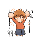 まるい手のスタンプ（個別スタンプ：1）
