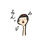 ゆるいこけしスタンプ（個別スタンプ：6）