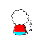 クルクルヘアの女の子（個別スタンプ：7）