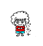 クルクルヘアの女の子（個別スタンプ：15）