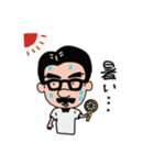 髭メガネ②（個別スタンプ：3）
