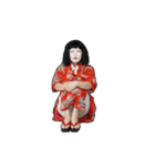 誤魔化す座敷わらし（個別スタンプ：15）