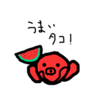 タコのスタンプ KT6〔夏〕（個別スタンプ：12）