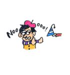 画家さんの日常（個別スタンプ：4）