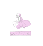 女の子と男の子。（個別スタンプ：1）