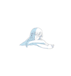 女の子と男の子。（個別スタンプ：4）