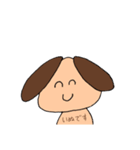 単なる普通の日本のいぬです（個別スタンプ：1）