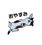 三毛猫にゃーのねこ刺繍スタンプ2（個別スタンプ：15）
