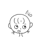 【シンプル文字】英語を話す子供達（個別スタンプ：8）