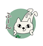 お気楽しろねこ[毎日使う言葉｝（個別スタンプ：9）