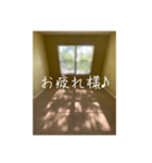 窓から差し込む日差しのつぶやき（個別スタンプ：5）