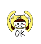 mimosaのネコかぶりスタンプ（個別スタンプ：5）
