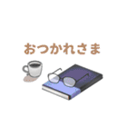 メガネ文字（個別スタンプ：36）