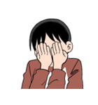 ジンガイさんとニンゲンくん（個別スタンプ：4）