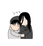 ジンガイさんとニンゲンくん（個別スタンプ：40）