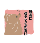 業務連絡犬（個別スタンプ：5）