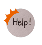 まんまるEnglish（個別スタンプ：6）