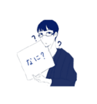 終於把主任做成貼圖了（1）（個別スタンプ：7）
