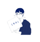 終於把主任做成貼圖了（1）（個別スタンプ：11）
