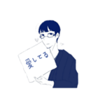 終於把主任做成貼圖了（1）（個別スタンプ：12）
