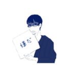 終於把主任做成貼圖了（1）（個別スタンプ：14）