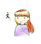 女の子のスタンプ(つゆ)（個別スタンプ：11）