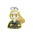 女の子のスタンプ(つゆ)（個別スタンプ：15）