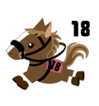 Love  馬 Racing（個別スタンプ：18）