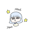 ゆるふわ女の子＆男の子（個別スタンプ：1）