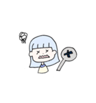 ゆるふわ女の子＆男の子（個別スタンプ：6）
